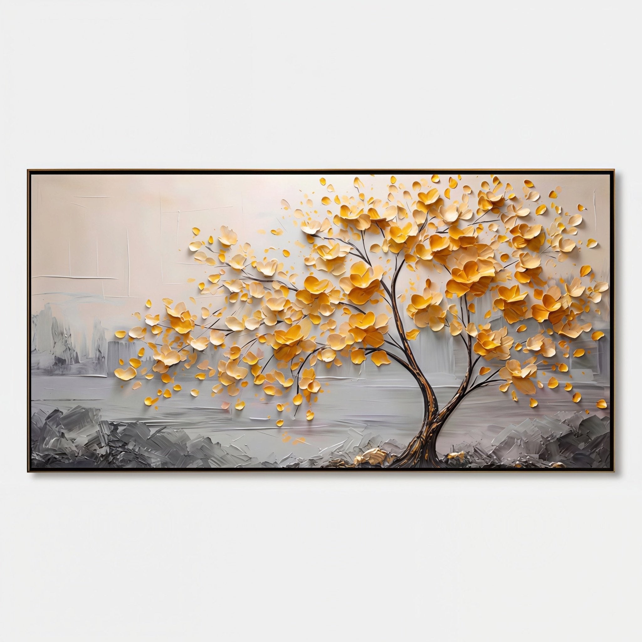 3D Impasto Tree of Life Oil Painting CZ0061 - Viral Wall Art